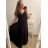 Women's Plus Size Elegant Party Sleeveless Prom Dress (L/XL/2XL ONE SIZE) ITALIAN FASHION IMM23XF-324