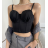 Women's Strappy Crop Top (S/M ONE SIZE) ITALIAN FASHION IMPBB23M2098
