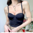 Women's strappy crop top (S/M ONE SIZE) ITALIAN FASHION IMPBB239005mo