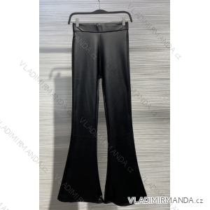 Women's Long Leather Pants (S/M ONE SIZE) ITALIAN FASHION IMPBB23M01415