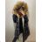 Coat winter park with fur women KZELL MODA KZE208285 black L