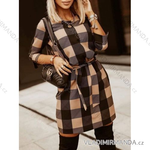 Elegant Long Sleeve Dress Women (S / M.ONE SIZE) ITALIAN FASHION IMM211302