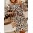 Elegant Long Sleeve Dress Women (S / M.ONE SIZE) ITALIAN FASHION IMM211302