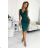 Elegant women's ball dress (uni sl) ITALIAN MODA IM919012 Emerald XL