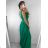 Elegant formal dress with straps for women (S / M ONE SIZE) ITALIAN FASHION IM321576 M / L red