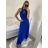 Women's Long Elegant Party Sleeveless Dress (S/M ONE SIZE) ITALIAN FASHION IMM22FS52701