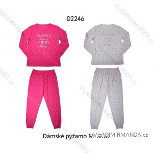 Women's long long sleeve pajamas (M-3XL) WOLF D2144