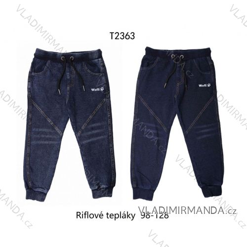 Men's corduroy youth trousers (116-146) WOLF T2052