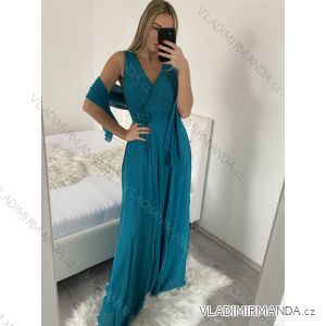 Sleeveless Prom Dress with Long Lace (uni s-m) ITALIAN FASHION IM919902
