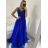 Sleeveless Prom Dress with Long Lace (uni s-m) ITALIAN FASHION IM919902