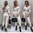Women's Long Sleeve Tracksuit Set (S/M ONE SIZE) ITALIAN FASHION IMPGM233717