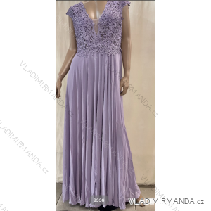 Women's Long Elegant Sleeveless Dress (S/M ONE SIZE) ITALIAN FASHION FMPRP239336