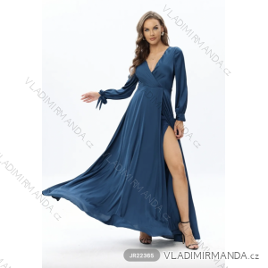Women's Long Elegant Long Sleeve Dress (S/M ONE SIZE) ITALIAN FASHION FMPRP23JR22365