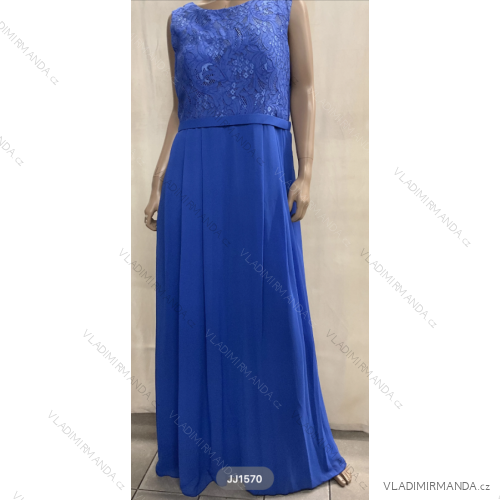 Women's Long Elegant Sleeveless Dress (S/M ONE SIZE) ITALIAN FASHION FMPRP23JJ1570