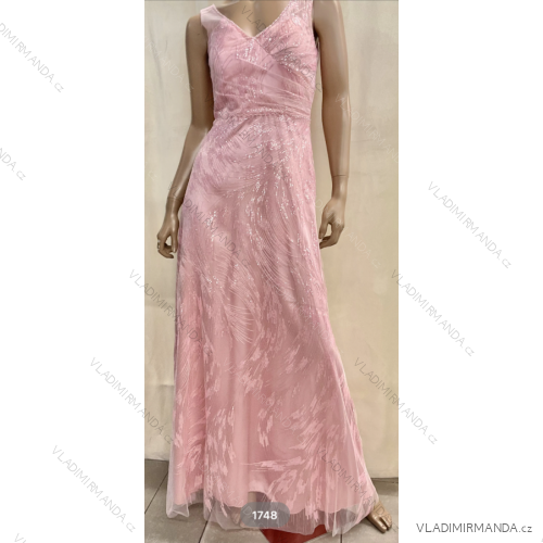 Women's Long Elegant Strapless Dress (S/M ONE SIZE) ITALIAN FASHION FMPRP231748