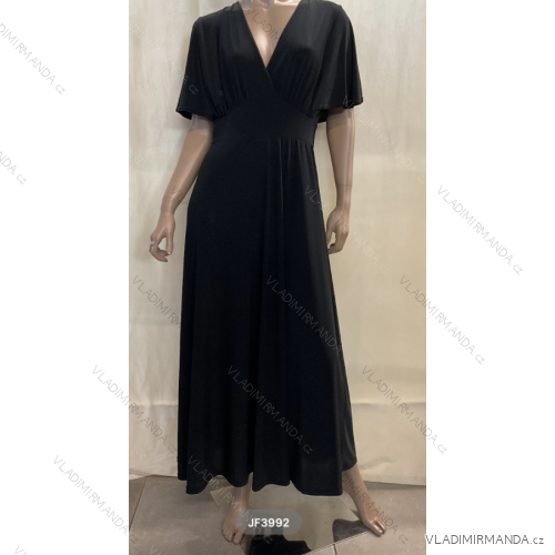 Women's Long Short Sleeve Dress (S/M ONE SIZE) ITALIAN FASHION FMPRP23JF3992