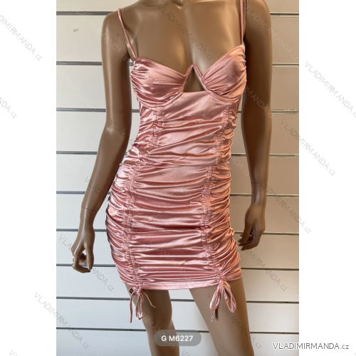 Women's Strap Dress (S/M ONE SIZE) ITALIAN FASHION FMPRP23G M6227