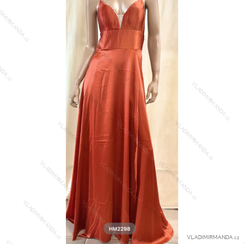 Women's Long Elegant Strapless Dress (S/M ONE SIZE) ITALIAN FASHION FMPRP23HM2298