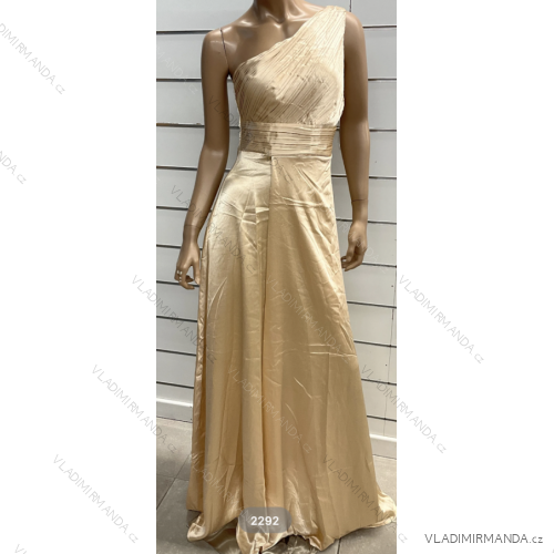 Women's Long Elegant Sleeveless Dress (S/M ONE SIZE) ITALIAN FASHION FMPRP232292