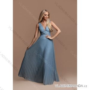 Women's Long Elegant Strapless Party Dress (SL) FRENCH FASHION FMPEL23MADISSON