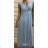 Women's Long Elegant Sleeveless Dress (S/M ONE SIZE) ITALIAN FASHION FMPRP23M-8881
