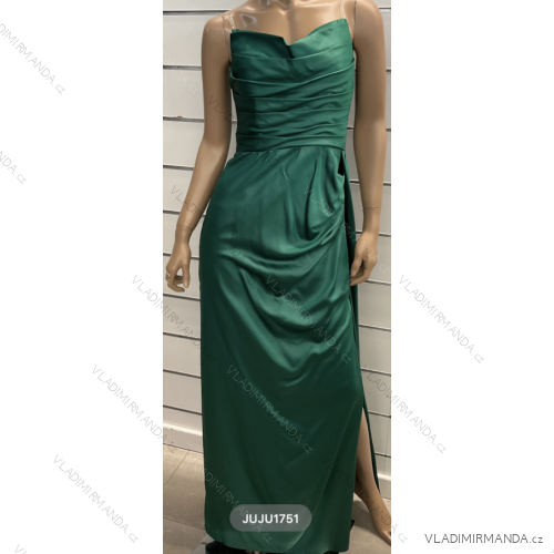 Women's Long Elegant Carmen Dress (S/M ONE SIZE) ITALIAN FASHION FMPRP23JUJU1751