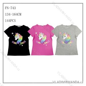 T-shirt short sleeve youth girls (134-164) SEASON SEZ23FN-743