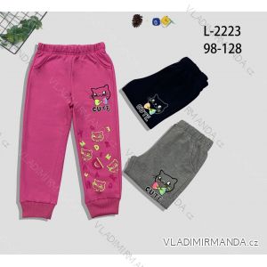 Warm children's tracksuits for girls (98-128) SEASON SEZ22X-2329