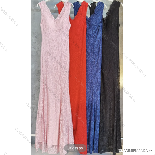 Women's Long Elegant Party Sleeveless Dress (S/M ONE SIZE) ITALIAN FASHION FMPRP23JR-17283
