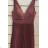 Women's long elegant party dress with straps (S/M ONE SIZE) ITALIAN FASHION FMPRP23HM2251