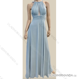 Women's Long Elegant Party Sleeveless Dress (S/M ONE SIZE) ITALIAN FASHION FMPRP23JR-17932