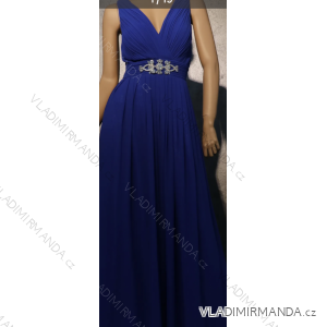 Women's Long Elegant Party Sleeveless Dress (S/M ONE SIZE) ITALIAN FASHION FMPRP231203