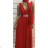 Women's Long Elegant Party Sleeveless Dress (S/M ONE SIZE) ITALIAN FASHION FMPRP231203