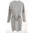 Women's Elegant Long Sleeve Dress (S/M ONE SIZE) ITALIAN FASHION FMPRP23MC1700