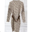 Women's Elegant Long Sleeve Dress (S/M ONE SIZE) ITALIAN FASHION FMPRP23MC1700