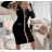 Women's Elegant Long Sleeve Dress (S/M ONE SIZE) ITALIAN FASHION FMPRP23DPU419