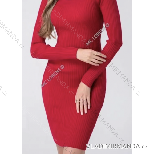 Women's Long Sleeve Dress (S/M ONE SIZE) ITALIAN FASHION FMPRP23M1555