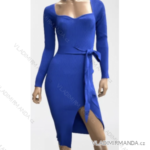 Women's Elegant Long Sleeve Dress (S/M ONE SIZE) ITALIAN FASHION FMPRP2308536-1