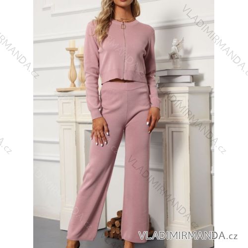 Women's Long Sleeve Tracksuit Set (S/M ONE SIZE) ITALIAN FASHION IMPOC237088