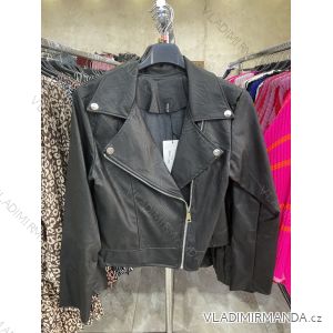 Women's Long Sleeve Leather Jacket (XS-XL) ITALIAN FASHION IMPOC233588