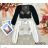 Women's Long Sleeve Crop Top (S/M ONE SIZE) ITALIAN FASHION IMPGM239015