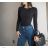 Women's Long Sleeve Body (S/M ONE SIZE) ITALIAN FASHION IMPGM232887
