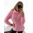 Women's Long Sleeve Knitted Turtleneck Sweater (S/M ONE SIZE) ITALIAN FASHION IM323001