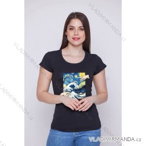 Women's short sleeve T-shirt (S-XL) GLO STORY GLO23WPO-P8509
