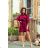 Sleeveless dresses summer jacket women (uni sl) ITALIAN Fashion IM218206 Wine 2XL/3XL