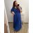 Women's Long Knitted Turtleneck Short Sleeve Dress (S/M ONE SIZE) ITALIAN FASHION IMM22FD51751