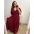Women's Long Knitted Turtleneck Short Sleeve Dress (S/M ONE SIZE) ITALIAN FASHION IMM22FD51751