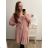 Carmen short sleeve women's plus size dress (2XL/3XL/4XL ONE SIZE) ITALIAN FASHION IM423027