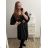 Carmen short sleeve women's plus size dress (2XL/3XL/4XL ONE SIZE) ITALIAN FASHION IM423027