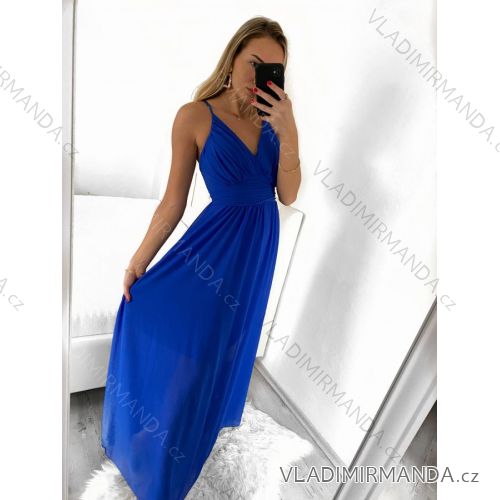 Women's Formal Long Elegant Dress (S/M ONE SIZE) ITALIAN FASHION IM923SILVIA